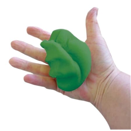 Fabrication Enterprises 10-0778 CanDo Memory Foam Squeeze Ball - 3.5 In. Diameter; Green; Medium